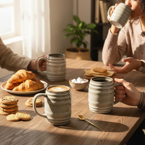 20oz Large Coffee Mugs Set of 4 (4 Count)