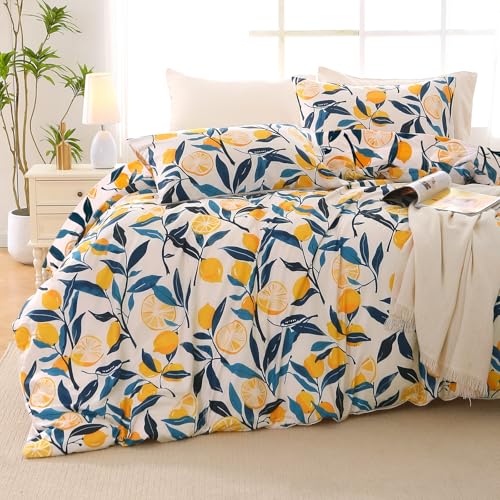 Lemon Blossom Bed in a Bag Queen 7 Pieces
