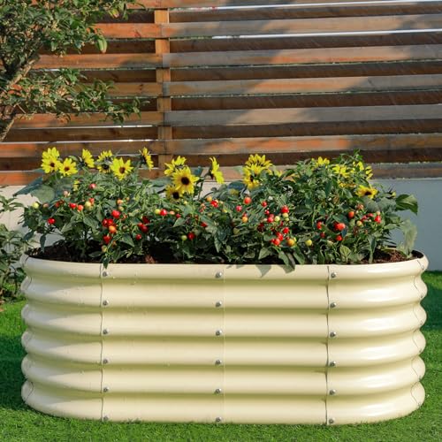 18“ Tall Outdoor Metal Raised Garden Bed