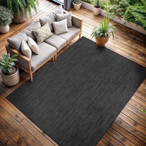 Outdoor Rug 6x9 Modern Area Rugs for Indoor and Outdoor Patios and Porches (59 Sq Ft)