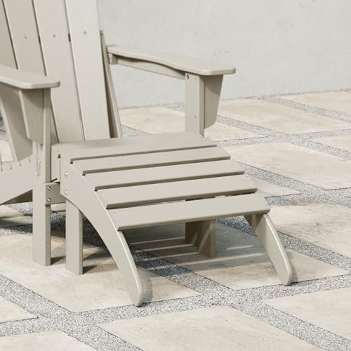 Outdoor Patio Adirondack Ottoman Foot Rest