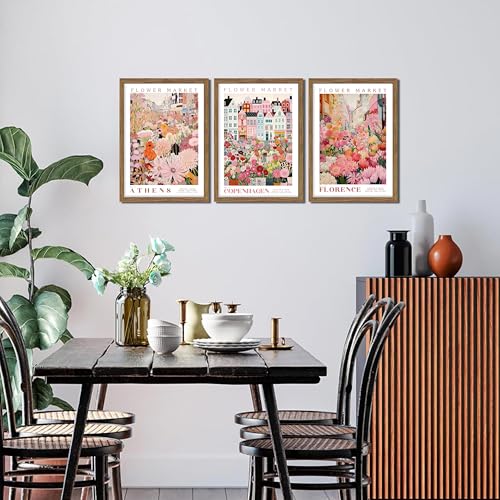 Floral Wall Art Set of 3 (3 Count)