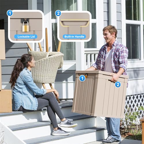 50 Gallon Outdoor Deck Box