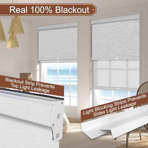 Cordless Dual Roller Shades.Maze White.62 W x 72" H