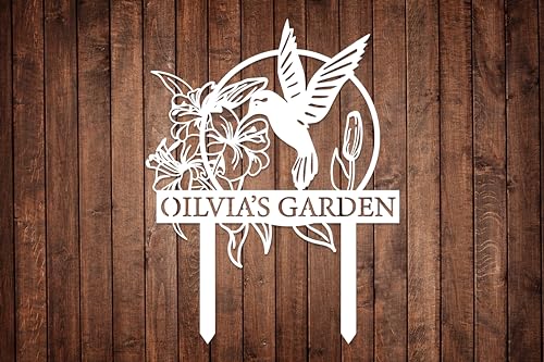 Custom Hummingbird Metal Garden Decor