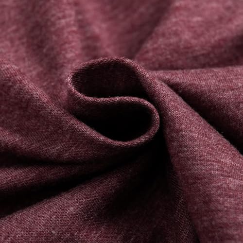 Thanksgiving T Shirt Women Vintage Graphic V Neck Tees Long Sleeve Funny Halloween Party Shirts Wine Red XXL