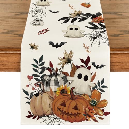 210 GSM Halloween Table Runner Home Party Decor 13x90 Inch (8.04 Sq Ft)