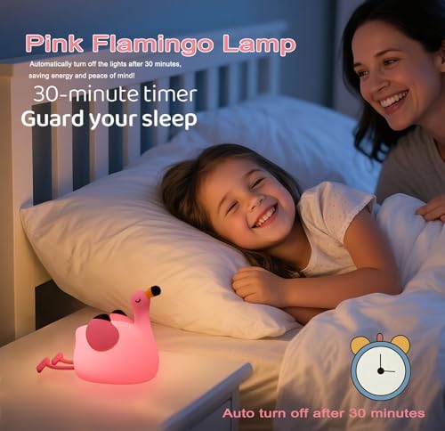 Flamingo Night Light for Kids