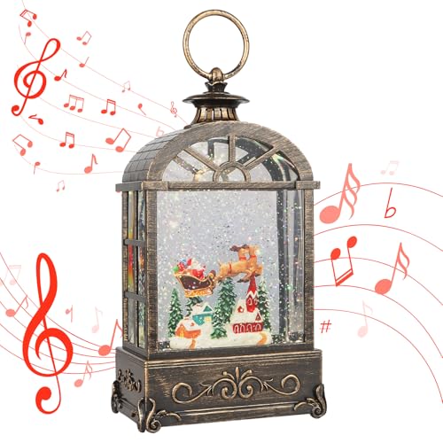 Christmas Snow Globes Lantern