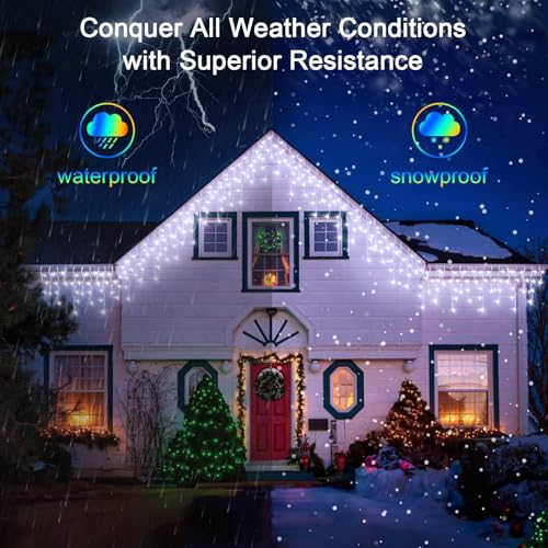 132FT 1332 LED Outdoor Christmas Lights