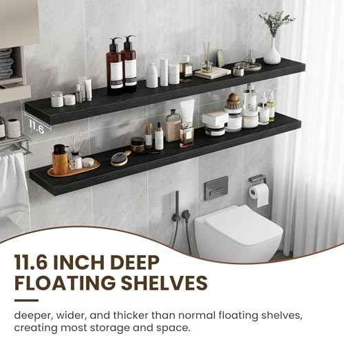 72 inch Floating Shelves for Wall