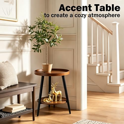 Small Round Side Table