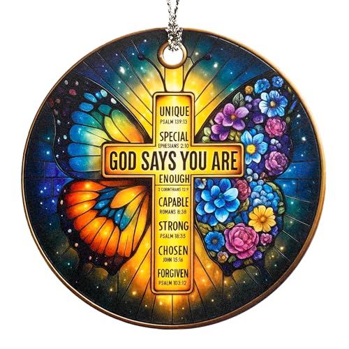 Nativity Cross Christmas Ornament 2026
