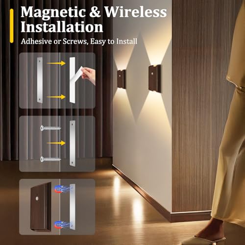 Motion Sensor Wall Sconce (2 Count)