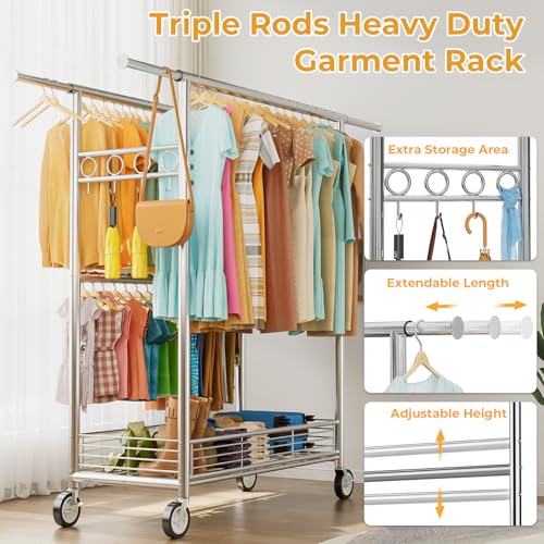 Heavy Duty Clothes Rack Load 960LBS