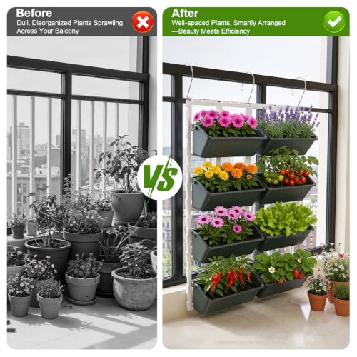 8 Pockets Vertical Planters