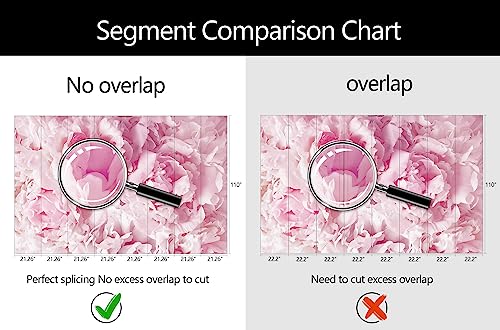 Pink Floral Wallpaper Large Peony Flower Wall Mural for Girls Room