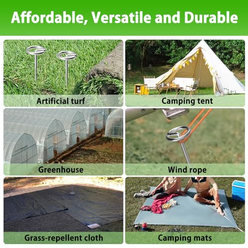 40 PCS Landscape Fabric Stakes (40 Count)
