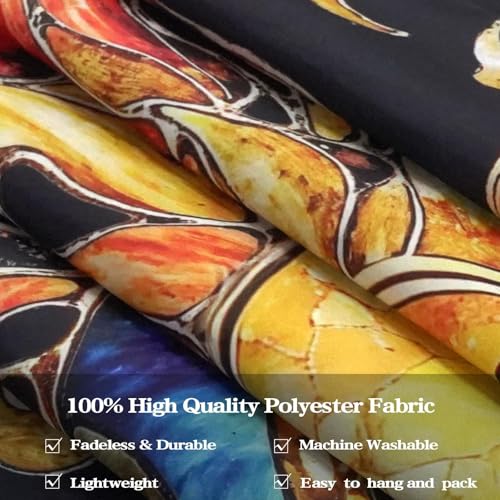 Sun and Moon Tapestry for Bedroom Boho Hippie Floral Wall Tapestry Aesthetic Vintage Stained Glass Plant Small Tapestries Wall Hanging for Living Room Dorm 48 x 36 Inch