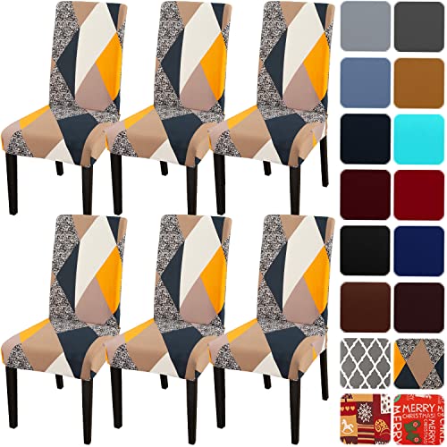 Chair Covers for Dining Room 6 Pack