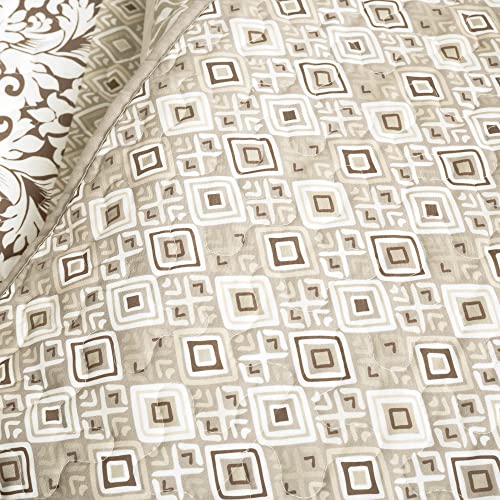 Boho Stripe Reversible Cotton Quilt 3 (3 Count)