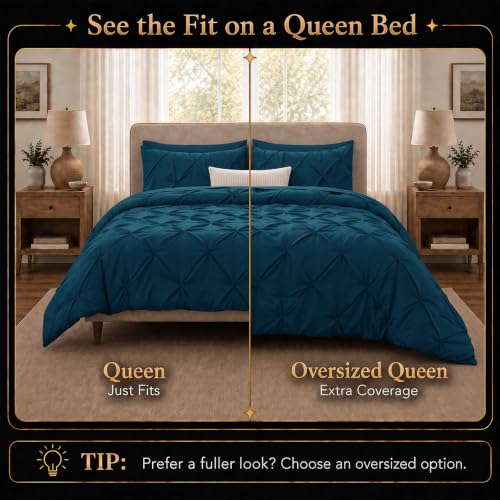 Oversized Queen Comforter Set Lyons Blue