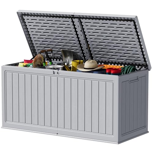 HDPE 260 Gallon Deck Box Double