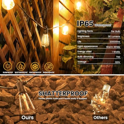 Outdoor String Lights (200 Foot)