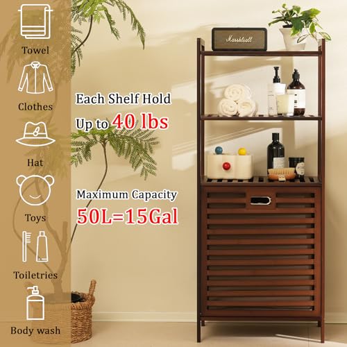 Tilt Out Laundry Hamper with 3 Tier