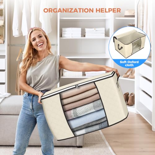 90L Large Storage Bags (6 Count)
