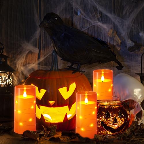3"x6"Flickering Flameless Candles