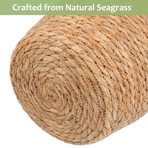 Woven Straw Flower Basket