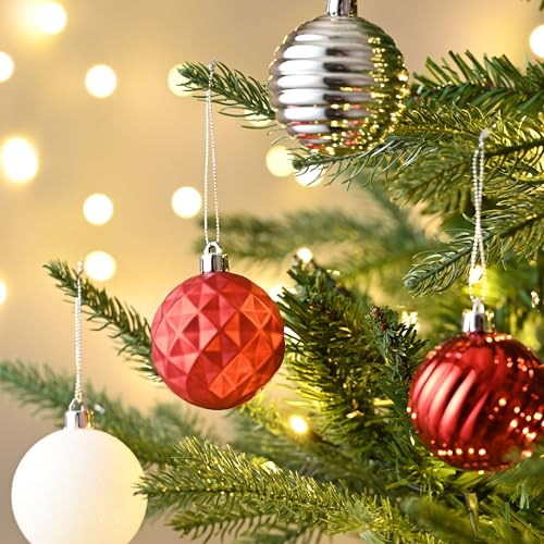 24ct Christmas Ornaments Tree Decorations Set 2.36 Inch (24 Count)