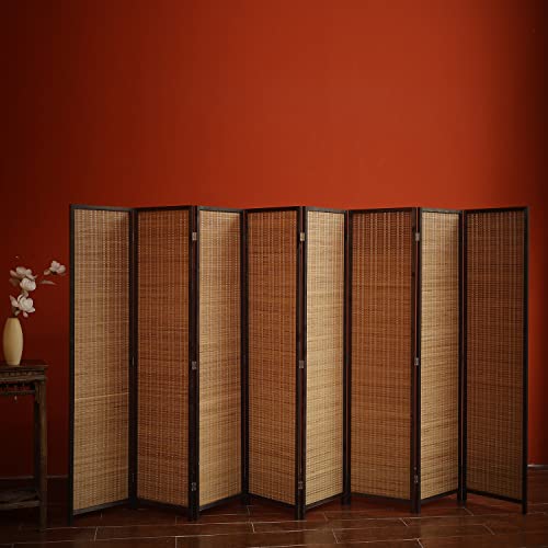 8 Panel Bamboo Room Divider