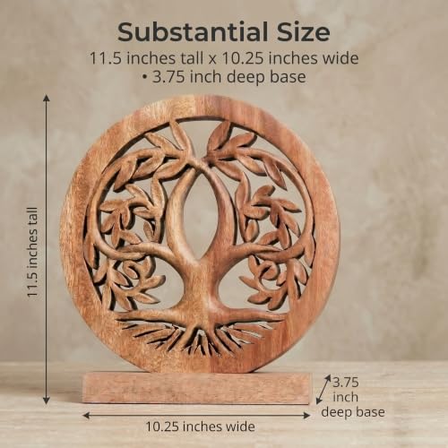 Wood Tree of Life Sculpture