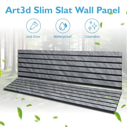 Six Grid Design Slim Slat Wall Panel