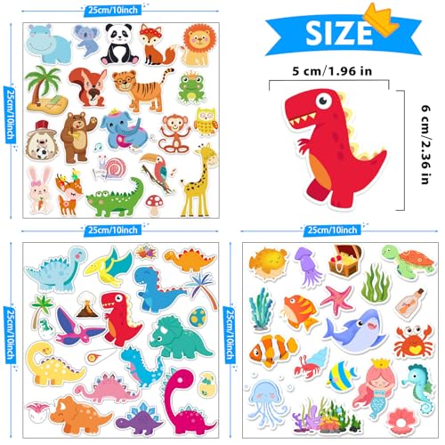 Window Clings Stickers for Kids Window Gel Clings Decals Thick Gel Clings Toddlers and Adults Classroom Home Nursery Airplane Birthday Party Supplies