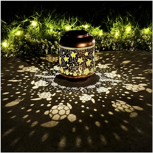 Sea Turtle Solar Lanterns Outdoor Waterproof