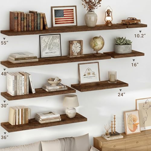 10" Deep Floating Shelves (2 Count)