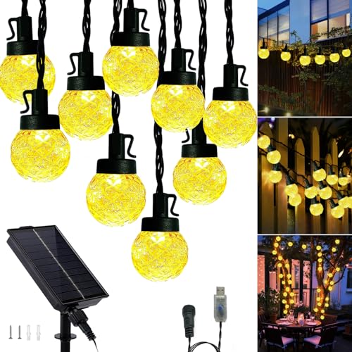 Solar LED String Lights for Outside