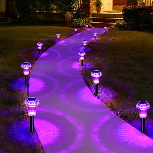 Solar Halloween Lights Outdoor Waterproof 8 Pack Halloween Decor (8 Count)