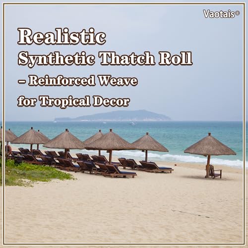 Realistic Synthetic Thatch Roll Sun