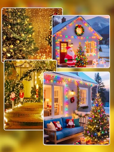 1000LED 330 FT Color Changing Christmas Lights with Remote Timer & 11 Modes