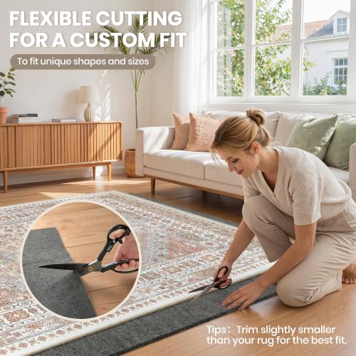 Felt and Rubber Backing Rug Pad 6x9