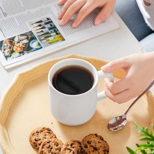 Porcelain Coffee Mugs Set (6 Count)