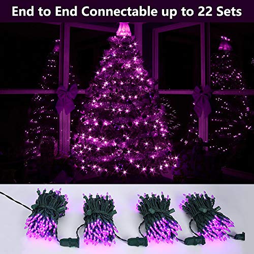 Purple Halloween Lights Connectable (125.14 Count)