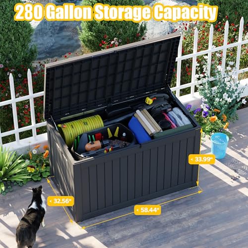 260 Gallon Outdoor Deck Box