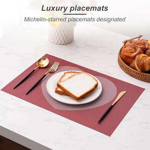 Placemats Set of 6 Washable Indoor (6 Count)