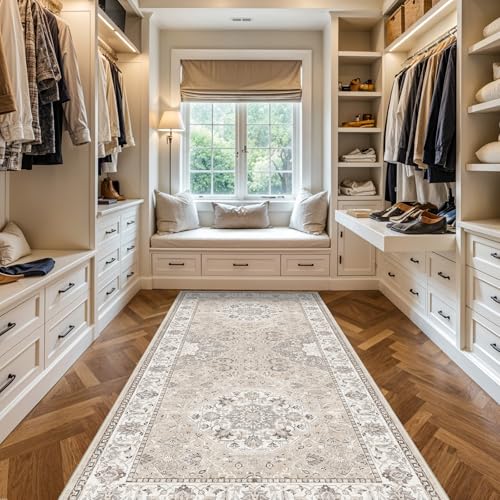 Washable 4x8 Hallway Runner Rug (32.26 Sq Ft)