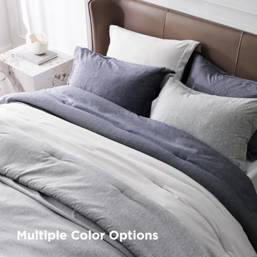 Grayish White Cal King Comforter Set